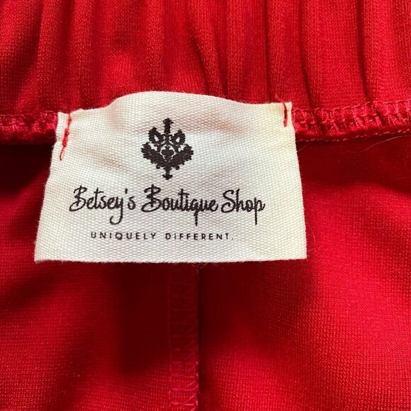 Betsey's Boutique Shop Drawstring Sweatpants Skirt - Picture 3 of 6